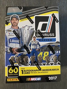 2017 Panini Donruss NASCAR Racing Trading Cards Blaster Box 1 Auto or Mem Fr S&H - Bild 1 von 4