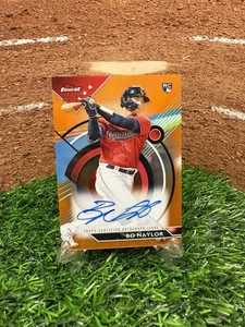 2023 Topps Finest - Finest Autographs Bo Naylor #FA-BN Orange Refractor /25 (AU, - Picture 1 of 2