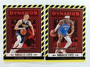 Nikola Jokic 2023-24 Hoops Dynamos #3 + SHAI GILGEOUS-ALEXANDER 2023 Dynamos #6 - Picture 1 of 2