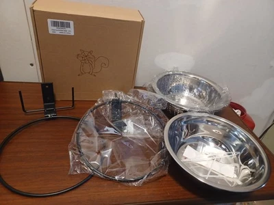 Alimentadores de esquilo para alimentador externo de esquilo com furos de drenagem, arco removível - Imagem 1 de 4