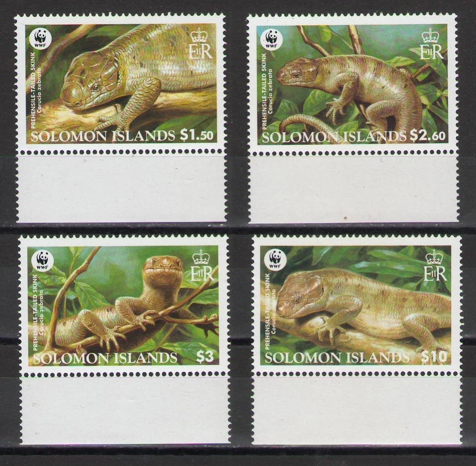 所罗门岛 2005 - 全新无标签 - WWF - 蜥蜴 (oky-1) — 第 1/1 张图片