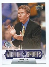 Mark Few 2011 Upper Deck World of Sports #77 GONZAGA BULLDOGS  QTY