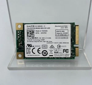 Micron mSATA 256GB CV1-MB256 0707PM SSD Solid State Drive 6Gb/s GM8110A Tested - Afbeelding 1 van 2