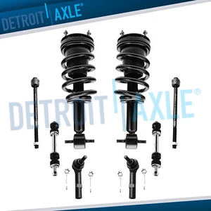 Front Strut Coil Spring Assembly Sway Bars Tie Rods for Silverado Sierra 1500 - Picture 1 of 9