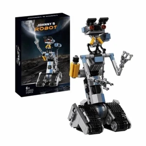 Johnny 5 Robot Model Machine Action Figure Circuit Building Bricks Toy Kids Gift - Picture 1 of 9