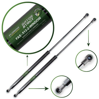 Two Rear Window Glass Lift Supports Shock FAS-513-2 Fits 1997-2001 Honda CR-V - Image 1 of 4