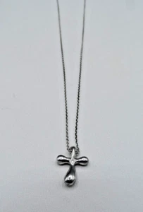 Peretti Tiffany & Co. Kreuz Halskette Sterlingsilber 925 - Bild 1 von 6