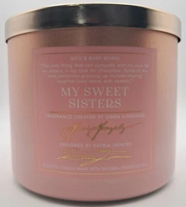 Vela de 3 mechas Bath & Body Works My Sweet Sisters NUEVA - Imagen 1 de 3