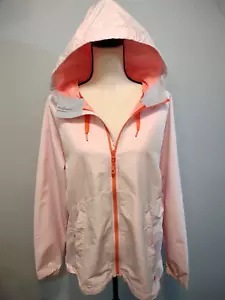 NWOT Mountain Hardwear Women's XL Coral Pink Jacket Coat Windbreaker Full Zip - Picture 1 of 15