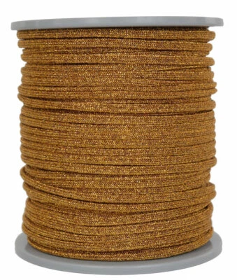 Cuerda Brillante - 100 Metros - Ø Aproximadamente 3.5mm - Fb.Oro Oscuro - Imagen 1 de 2