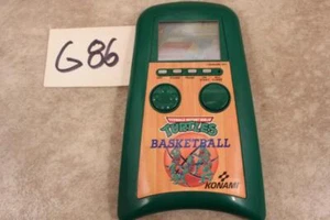 G86 VINTAGE RARE TMNT Basketball 1991 LCD Handheld Konami Video Game AS IS PARTS - Picture 1 of 1