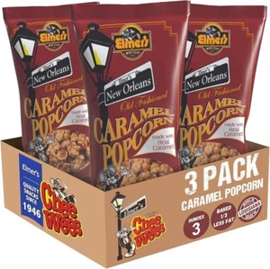 Elmer's Caramel Popcorn, 3 Stück von 3oz. Old Fashioned Caramel Popcorn - Bild 1 von 5