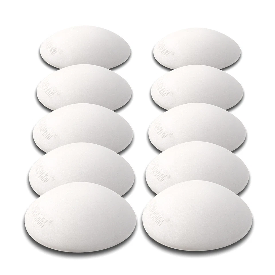 Schramm® SONDERPOSTEN 10 Stück Türpuffer weiß 2. Wahl selbstklebend ø 40mm   - Bild 1 von 4