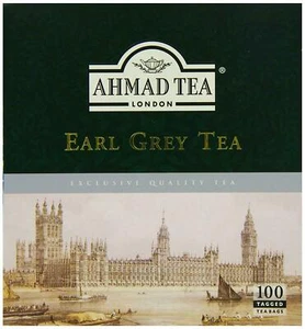 Ahmad Tee Aromatic Earl Grey Tee 100 Teebeutel Premium Qualität Tee - Bild 1 von 1