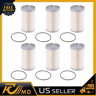 FILTRO DE COMBUSTIBLE 6 PIEZAS PARA PETERBILT 367 389 587 REPUESTO K37-1029 FS20172 NUEVO Foto 1 de 4