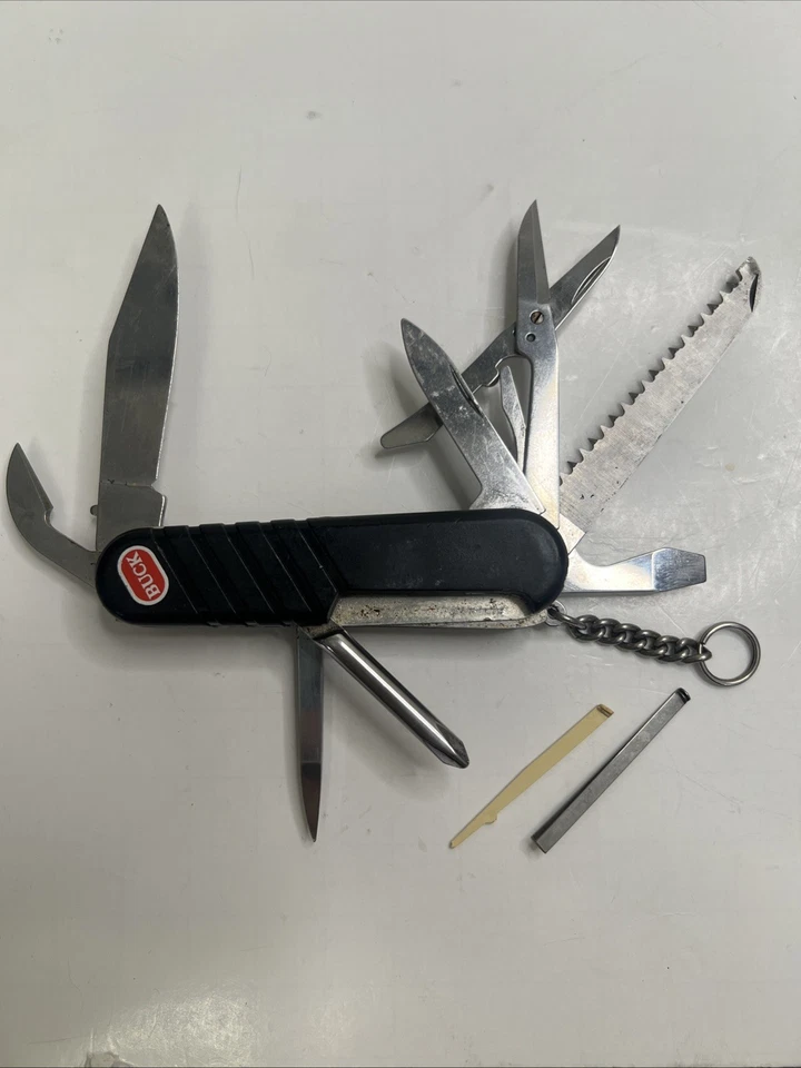 Navaja de Bolsillo Wenger Swiss Buck Remedy Estilo Ejército Suizo Plegable Inoxidable De Colección Foto 1 de 4