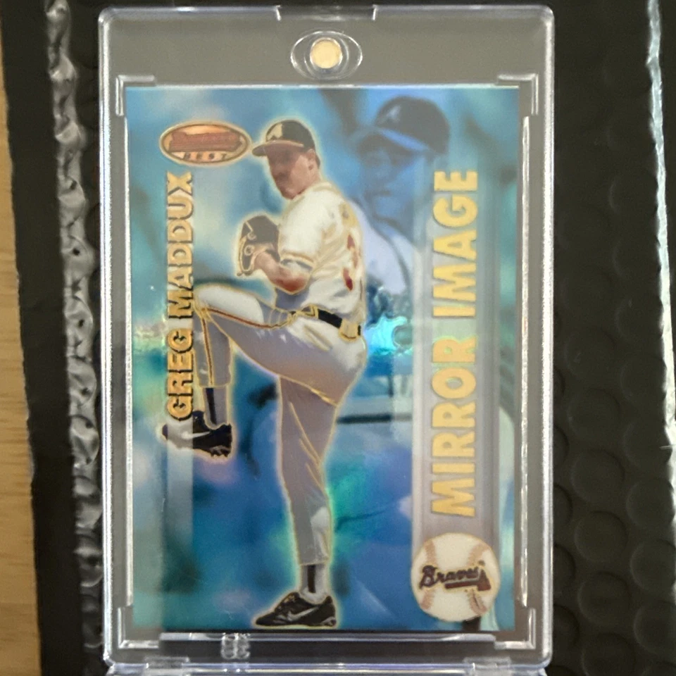 1999 Лучшее ЗЕРКАЛЬНОЕ ОТРАЖЕНИЕ Bowman NoM5 Грег Мэддокс почти как новое - Изображение 1 из 2