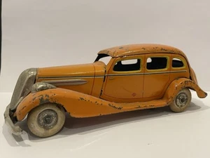 Vintage CK Kuramochi Graham Paige Saloon In Orange with Yellow/Cream Lining - Picture 1 of 7