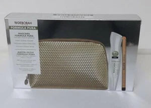 DEBORAH Pochette Make Up Trucco Viso Mascara Formula Pura 12ml + Matita Occhi 01 - Foto 1 di 1