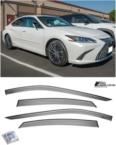 Viseras EOS para Lexus ES250 ES300h ES350 JDM 19-UP cinta en ventana lateral protector contra la lluvia - Imagen 1 de 16