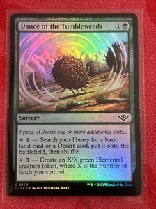 FOIL MTG - Dance of the Tumbleweeds - Outlaws Thunder Junction FOIL - Picture 1 of 7