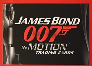 2008 Rittenhouse James Bond 007: In Motion Promo Card
