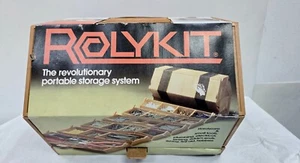 RolyKit Tragbares Aufbewahrungssystem Organizer Werkzeug Handwerk Koffer Hellbraun - Bild 1 von 10