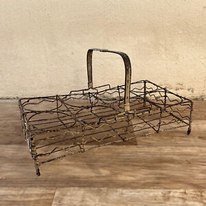 Antique Collector FRENCH WIREWARE Glass/Bottle/Tumbler RACK CARRIER 2310227