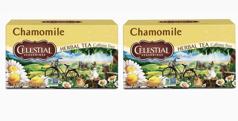 Celestial Seasonings Chamomile Herbal Tea, 20ct (Pack of 2) Foto 1 de 1