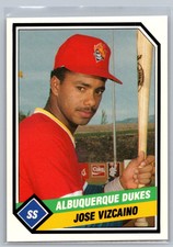 1989 Albuquerque Dukes CMC #23 Jose Vizcaino MINT