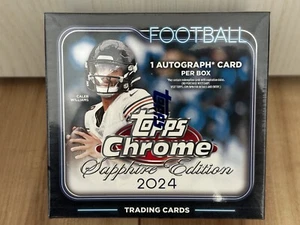 2024 Topps Chrome® Football - Sapphire Edition Box - Picture 1 of 3