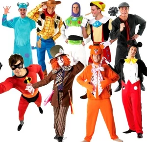 Adulto DISNEY Buzz Sully Mr Increíble Mickey Bert + Muchos Más Vestido Elegante Disfraz - Imagen 1 de 10