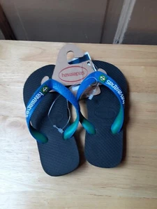 Havaianas Boys Flip Flops Size 11/12C NEW WITH TAGS - Picture 1 of 3