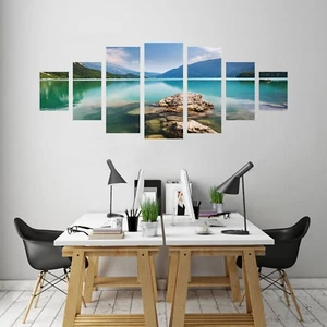 3D Lake Green 791 Unframed Print Wall Paper Decal Wall Deco Indoor AJ Wall Jenny - Picture 1 of 6