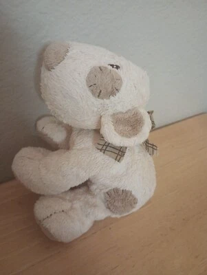 Винтажные гибкие ПУХОВЫЕ? Щенок собака милый погремушка плюшевая игрушка 9» РЕДКАЯ (B40) - Изображение 1 из 4