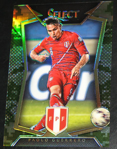 2015-16 Panini Select Paolo Guerrero CAMO # 214/249 Variation Base Prizm 2016
