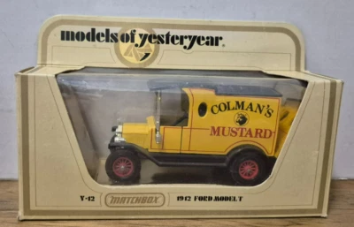 Y 12 1912 Ford Model T Colman`s  Models of Yesteryear Matchbox in I Box - Bild 1 von 2