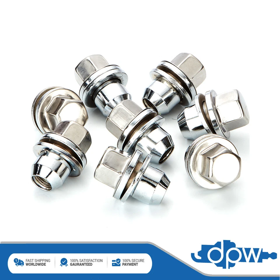 8x tuercas de rueda acero inoxidable hexagonales se adaptan a Land Rover Range Rover Sport 2005-2013 Foto 1 de 1