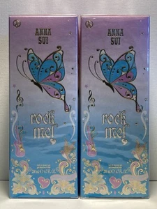 Anna Sui Rock Me! Summer Of Love Set Lot x2 Perfume Bath & Shower Gel 6.7oz NIB - Picture 1 of 4