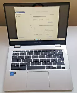 Asus C423N Chromebook, 14" HD, Touch Screen, NanoEdge 4GB RAM 32GB eMMC - Picture 1 of 7