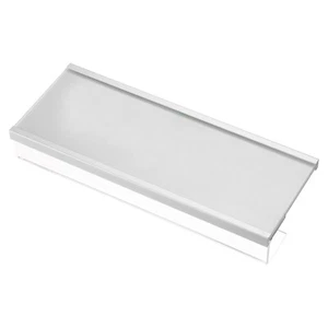 7.8x3.1" Name Platte Aufhängeart Einseitig 24mm Glas Spur für Schreibtisch Büro - Bild 1 von 5