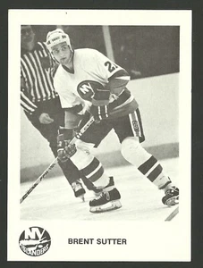 Brent Sutter New York Islanders Team Issued Hockey Postcard - Picture 1 of 1