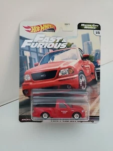 Hot Wheels Fast & Furious - Motor City Muscle Ford F-150 SVT Lightning Red - Picture 1 of 4