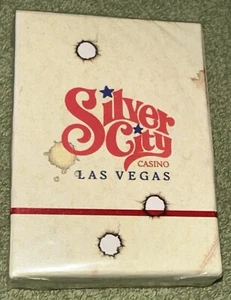 Vintage Silver City Casino Las Vegas Nevada versiegelte Spielkarten - Bild 1 von 8