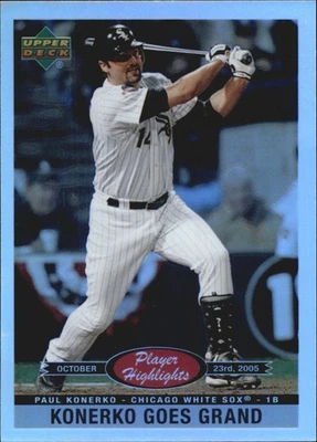2006 Upper Deck Special F/X Player Highlights #17 Paul Konerko - BB - Image 1 of 2