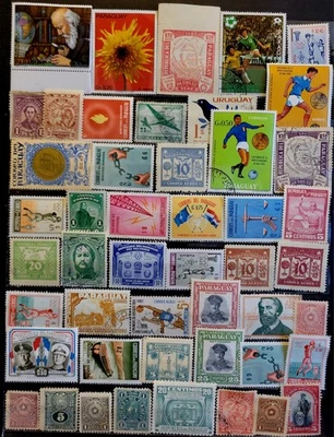 Lotes de Selos COLEÇÃO PARAGUAI (LOTES #6754) - Imagem 1 de 4