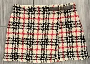 Burberry Mädchen Wende Wolle Nova Check kariert und Blumen Minirock Größe 10 - Bild 1 von 11