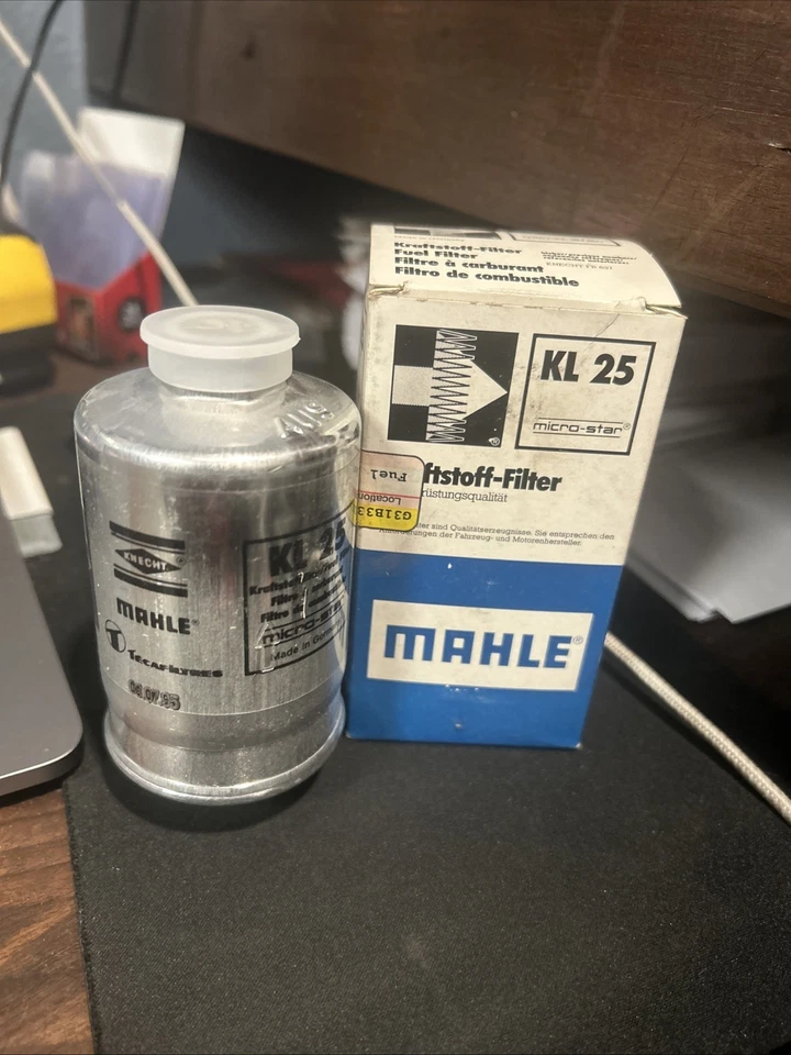 FILTRO DE COMBUSTIBLE MOHLE Se adapta a BMW 320i 1977-1978 (#13 32 1 262 324 / KL25) Foto 1 de 3