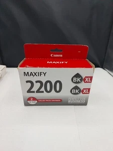 Original Canon Maxify PGI-2200XL Tinte schwarz (2er Pack) MB5020 MB5320 iB4020 - Bild 1 von 6