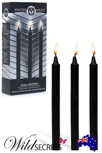NEW Master Series 7 inch Fetish Drip Candles (3 Pack), Sex Accessory Toy - Picture 1 of 4